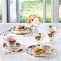 Royal Albert Old Country Roses Teaware 15 Piece Tea Set IOLCOR06958