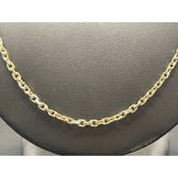 Ladies 14ct Yellow Gold Cable Link Necklace