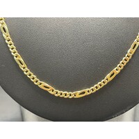 Ladies 9ct Yellow Gold Birdseye/Curb Link Necklace