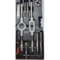 Gripwell PA02015 40 Piece Tap and Die Set Metric Versatile Toolset for Threading