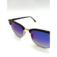 Ray-Ban RB3016 990/7Q 51 Clubmaster Blue Gradient Polarised Unisex Sunglasses