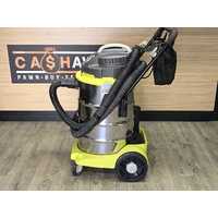 Ryobi VC60HDARG 60 Litre 240V 1400W Wet and Dry Vacuum Cleaner with Attachments