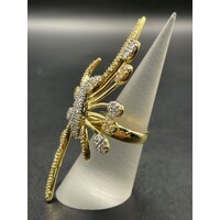 Ladies 18ct Yellow Gold Fancy Design Ring