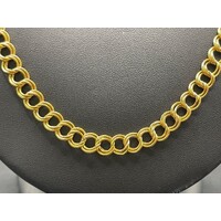 Ladies 22ct Yellow Gold Fancy Link Necklace