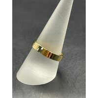 Unisex 18ct Yellow Gold Band Ring