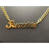 Ladies 18ct Yellow Gold Curb Link 'SUZETTE' Necklace