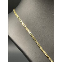 Unisex 18ct Yellow Gold Anchor Link Necklace