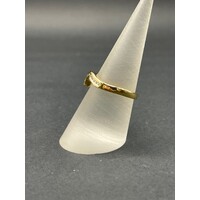 Ladies 18ct Yellow Gold Diamond Enhancer Ring