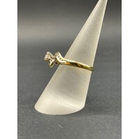 Ladies 18ct Yellow Gold Diamond Engagement Ring