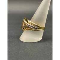 Unisex 18ct Three Tone Gold Ring