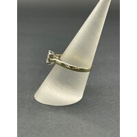 Ladies 9ct Yellow Gold Diamond Ring