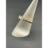 Ladies 18ct Yellow Gold Diamond Ring