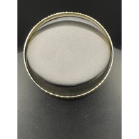 Ladies 9ct Yellow Gold Round Bangle