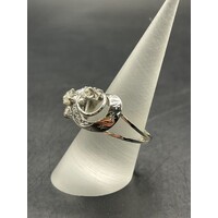 Ladies 18ct White Gold Diamond Ring