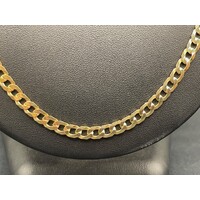 Men's 9ct Yellow Gold Curb Link Necklace