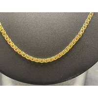 Ladies 18ct Yellow Gold Double Cable Link Necklace