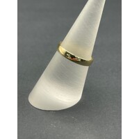 Ladies 18ct Yellow Gold Plain Band Ring