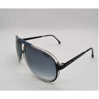 Carrera 1050/S Black Blue Dark Blue Gradient Lenses Sunglasses with Case