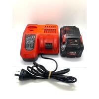 Milwaukee M12 & M18 Corded Rapid Battery Charger M12-18FC with 8.0Ah Battery