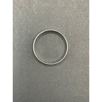 Mens 10ct White Gold Wedding Band Ring