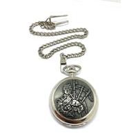 FOB Watch Box Scottish Piper Round Pocket Watch with Metal Strap with Box