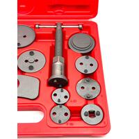 Repco 18 Piece Universal Caliper Piston Wind Back Tool Kit RTT1051 in Red Case