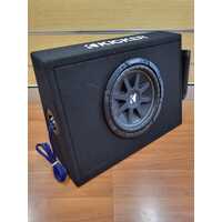 Kicker 44KKP210 Subwoofer 150W/RMS 300W and Amplifier 125W/RMS 250W