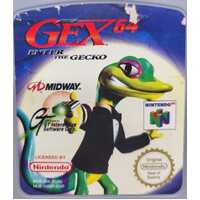 Gex 64 Enter the Gecko Nintendo 64 N64 Cartridge Video Game