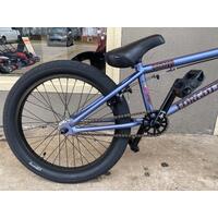 Damned BMX Bike Smoke Grey Forgotten BMX 21 Inch Top Tube Cromo 9.5 PC Pedals