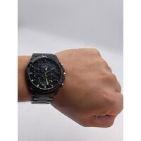 Chisel 5829270 Stainless Steel Mens Chronograph Watch in Black 100m WR