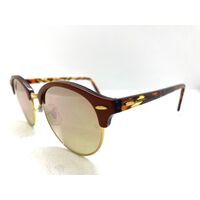 Ray-Ban RB4246 1220/70 51 19 Ladies Sunglasses Clubround Classic in Gloss Brown