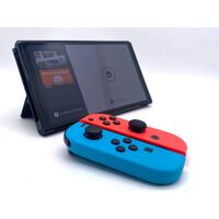 Nintendo Switch OLED Neon Blue/Neon Red Joy-Con with Dock Case Game Accessories