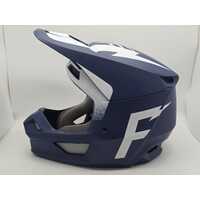 FOX V1 Werd Adult MX Motocross Helmet Navy Size XL 61-62 with Scott Goggles