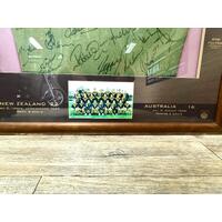 Australian RL The ANZAC Day Test 1998 Collectable Signed and Framed Jersey