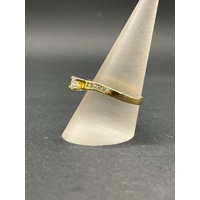 Ladies 18ct Yellow Gold Diamond Ring