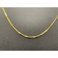 Ladies 22ct Yellow Gold Snake Link Necklace