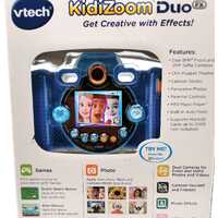 Vtech KidiZoom Duo FX Digital Zoom Camera Blue with Games for Kids