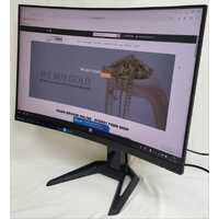 Lenovo G32qc-30 32 Inch QHD Curved Monitor with Lead