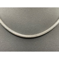 Unisex 925 Sterling Silver Rope Necklace