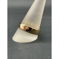 Mens 10ct Yellow Gold Plain Band Ring