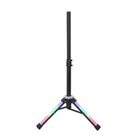 Laser Portable Party Speaker with LED Stand and Karaoke Microphone