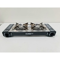 Dune 4WD Portable Double Gas Burner with Plate and Case