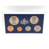 Royal Australian Mint 1975 Proof Coin Set 50c 20c 10c 5c 2c 1c with Foam Cover