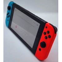 Nintendo Switch HAC-001 (-01) Neon Blue/Red Handheld Gaming Console with Dock