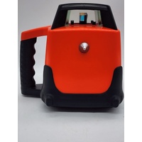 Rotary Laser Level Red Beam with Receiver Remote and Accessories in Hard Case