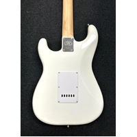 SX Electric Guitar White Standard Series with Amplifier and Accessories