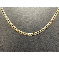 Unisex 9ct Yellow Gold Curb Link Necklace