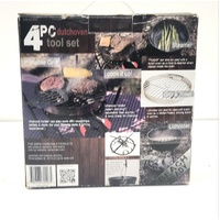 CampMaid 4Pc Deluxe Dutch Oven Camping Barbecue Grill Tool Set CM60006