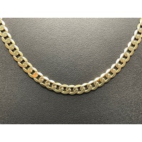 Unisex 9ct Yellow Gold Curb Link Necklace