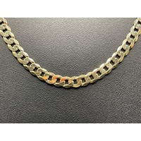 Men's 9ct Yellow Gold Curb Link Necklace